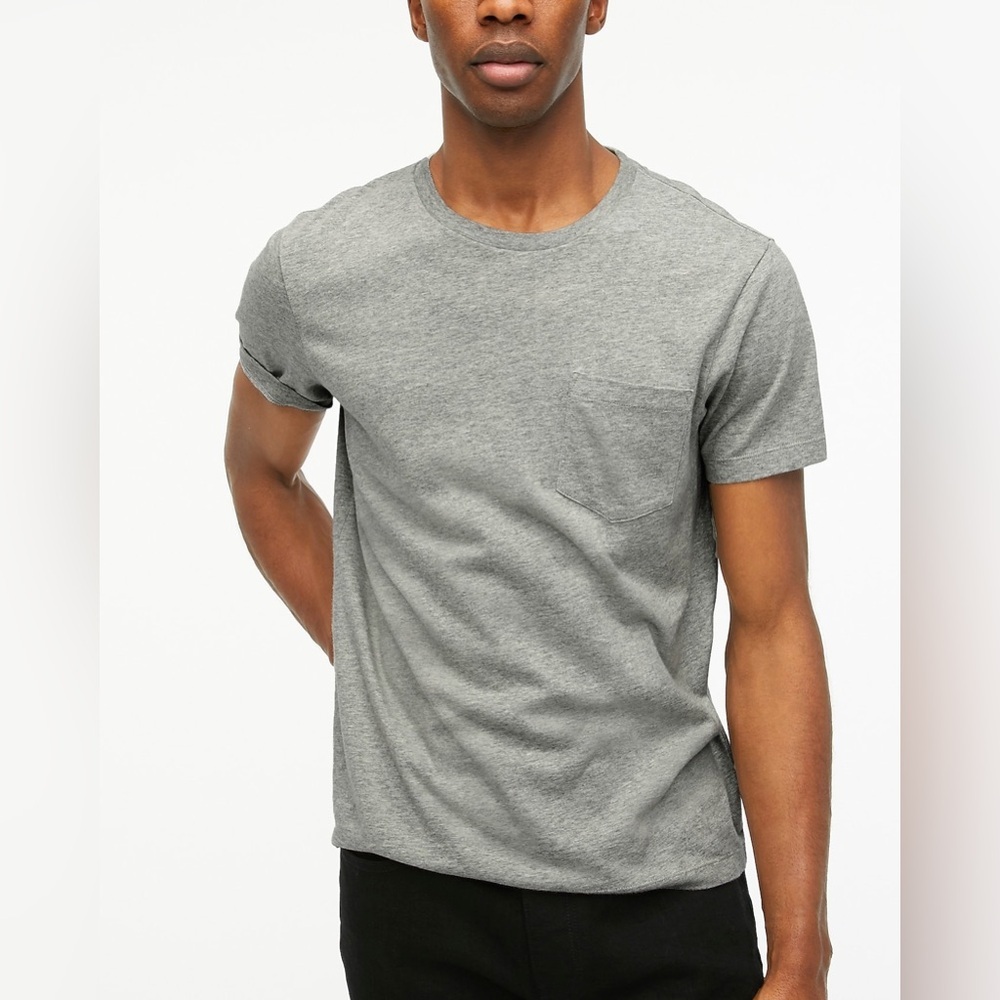 J Crew Washed jersey pocket tee AS211